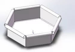 Hexagonal box 