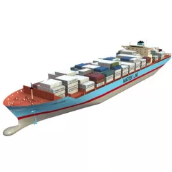 Lexa Maersk Container Ship 3D model