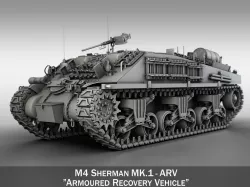 M4 Sherman ARV  3D model