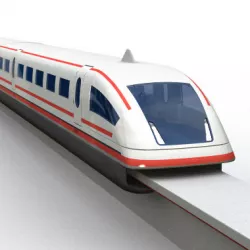 MagLev Train 3D model