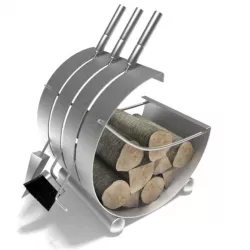 Metal Log Holder 3D model