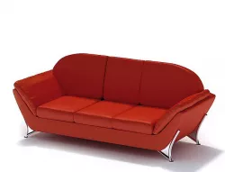 Modern Retro Contemporary Couch 3D model