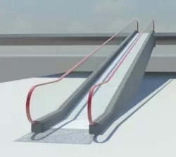 Moving walkway 3D model