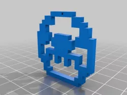 My Customized Design your own  pixel art Pendant
