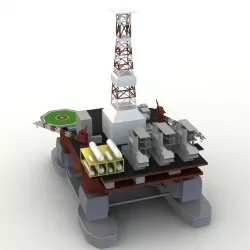 Offshore Oil Platform 3D model