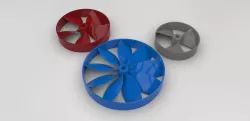 Parametric rim-propeller