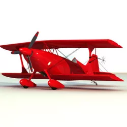 Pitts Custon Aerobatic Plane 3D model