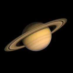 Planet Saturn 3D model