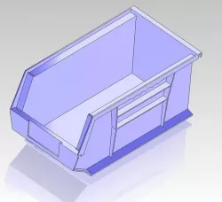 plastic container bin
