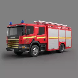 Red Fire Brigade 3D model