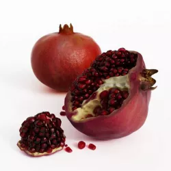 Red Pomegranate Fruit And Seeds 3D model