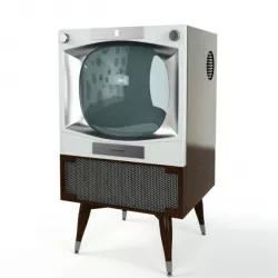 Retro Vintage Tv 3D model