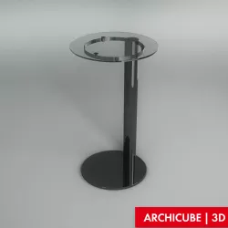 Round table 3D model