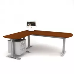 Sectional Office Desk 3D model