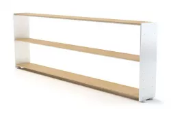 Self Fitting Modular Kitchen Shelf 3D model