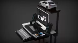Simple Desktop Computer Table by Kalvs