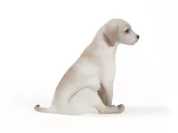 Sitting Puppy 3D model