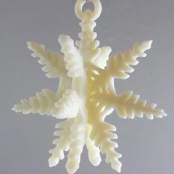 Snowflake 3D Printable Ornament