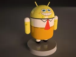 Sponge Bob Android Model 3D model