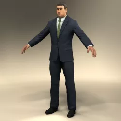 Suit Man 3D model