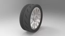 tyre and rim..
