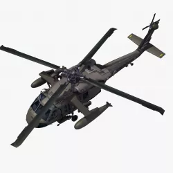 UH60 Blackhawk Helicopter 3D model