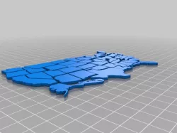 US State Map Puzzle