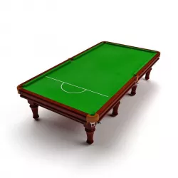 Wooden Pool Table 3D model
