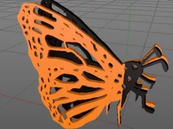 3d Butterfly