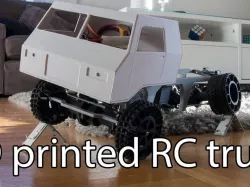 3D printed RC truck V3: Cab