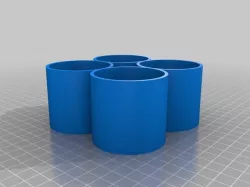3D Printer chem bottle holder