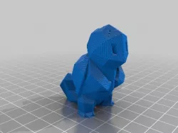 (3D Slash) Squirtle_Keychain
