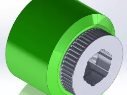 ABEC 11 107mm Electric Flywheels Longboard Wheels 50 Tooth Lock Nut Pulley for 9mm, 12mm, 15mm Belt