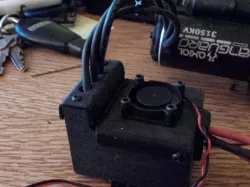 Axial AX24260 AE-3 Vanguard ESC Enclosure with 25mm fan mount v1.1
