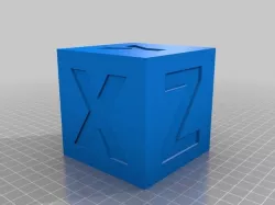 Calibration Test Cubes "XYZ"
