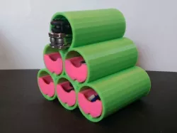Circular Mini Drawers - 6 pack cluster.
