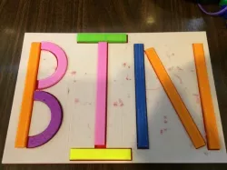 Consonant Vowel Consonant (CVC) Plate Word and Letter Formation