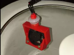 Crock Pot Fan Mount for Vapor Smoothing