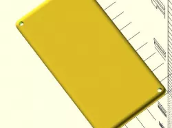 Customizable Stomp Box Lid (1590 Enclosure)