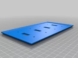 Customized WALLY - 4 Light Switch Cover