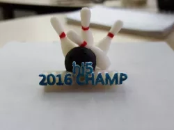 Desktop Bowling Trophy