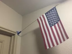 Door Flag Pole Holder