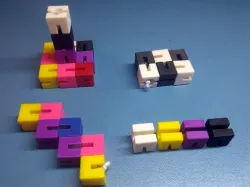 Elastic Cubes Puzzle Therapy