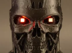 Electrified Terminator with LED eyes