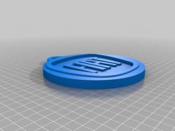 STL file Fiat keychain 🗝️・3D printing template to download・Cults
