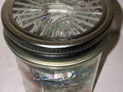 Filament Trash Lid for Mason Jars