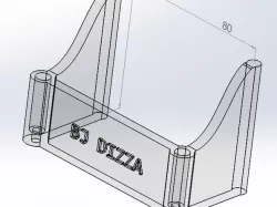 Flashforge Creator Pro 2016 Filament Holder Upgrade