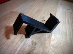 Headphone / Headset Holder for Under Glass Desk