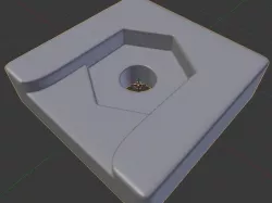 Hex nut capture block