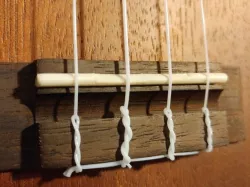 Intonated Saddle for Ukulele